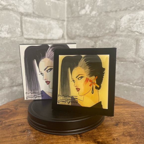 MAC Antonio Lopez Cosmetic Mirror in Black New in Box - Picture 3 of 4